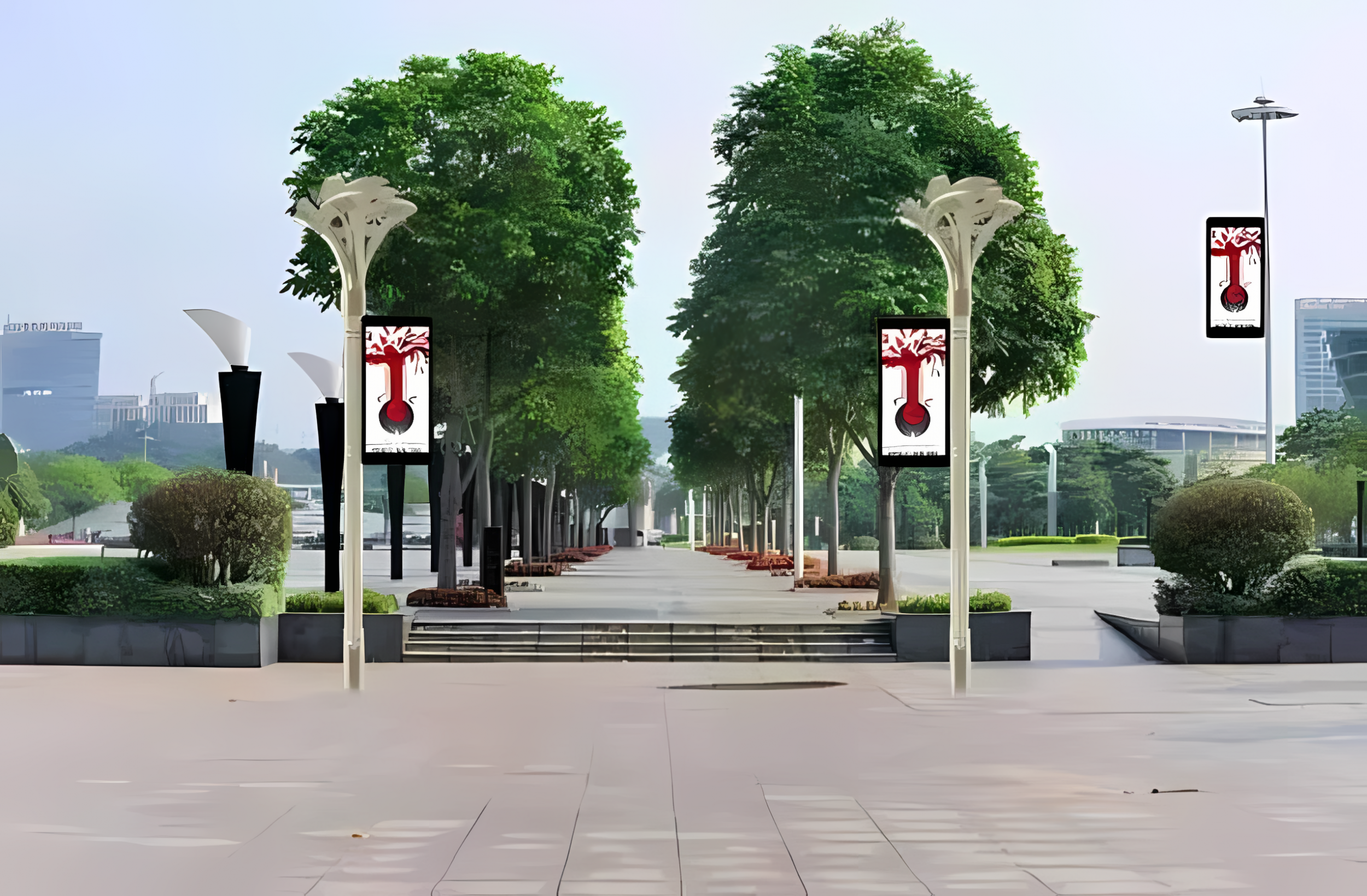 LED智慧燈桿屏-凰津光電